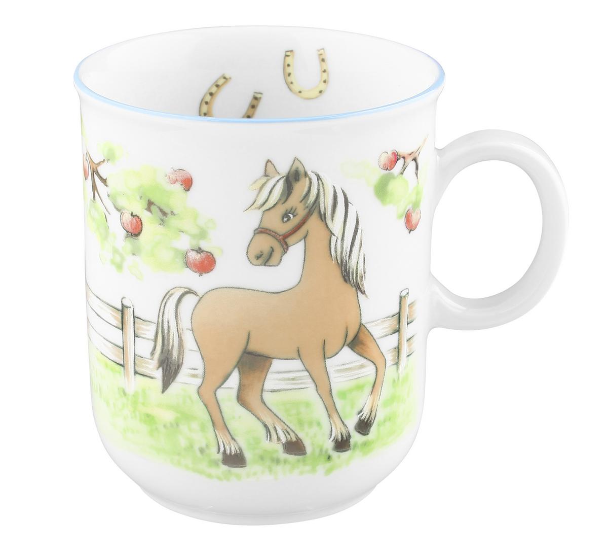 ZESTAW NACZYŃ DLA DZIECI 001.716566 - zielony/biały, Konventionell, ceramika (21/21/20cm) - Seltmann Weiden