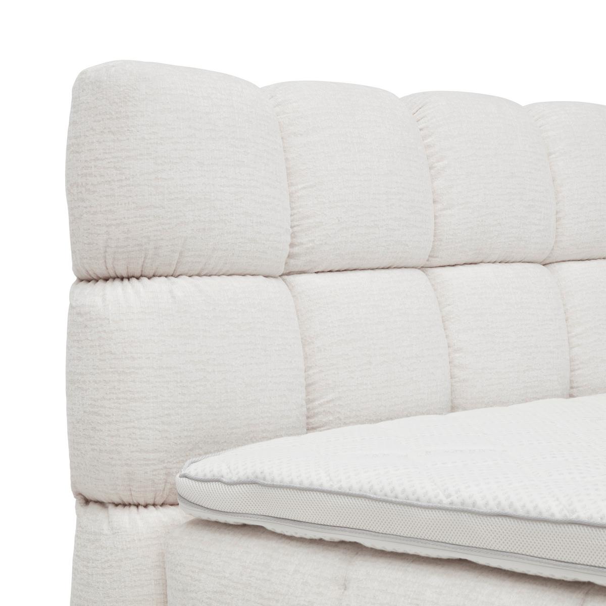 PAT BOXSPRING BUBBLE BOX - bej/crem, Konventionell, lemn/metal (160/200cm) - Premium Living