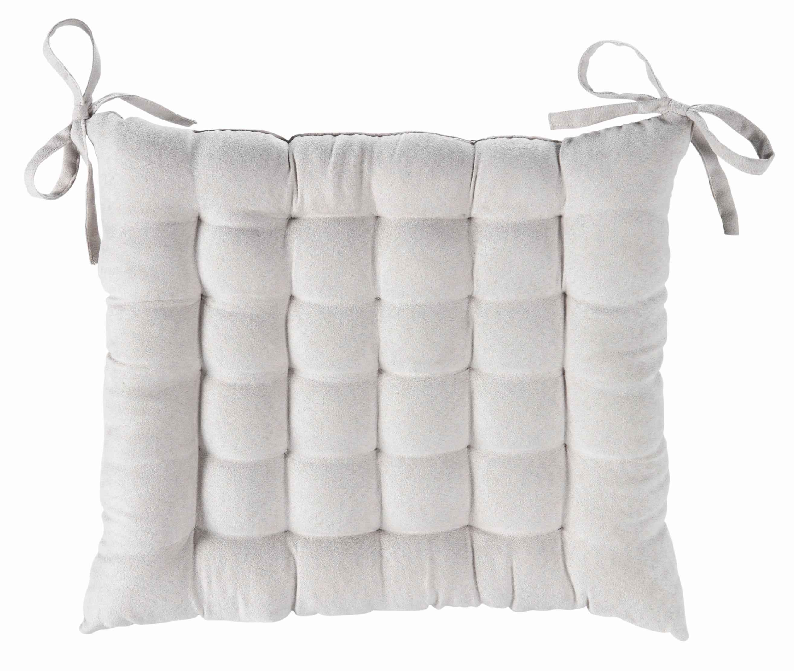 Sitzkissen Anke in Weiß ca. 40x40cm - Weiß (40/40cm) - Modern Living