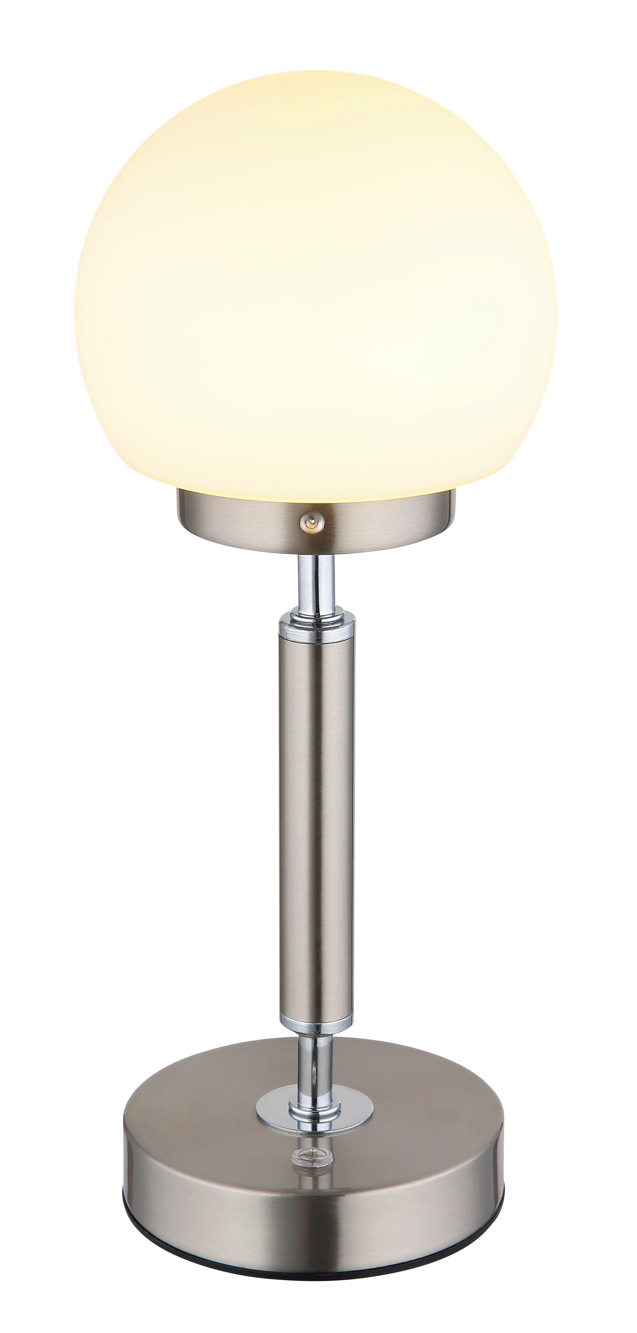 LED-TISCHLEUCHTE 21033N - Weiss/Opal, Basics, Glas/Kunststoff (11,5/28,5cm) - Globo