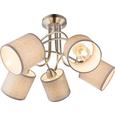 Deckenleuchte Paco, max. 25 Watt - Grau, MODERN, Kunststoff/Textil (46/27,5cm)