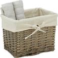 Coș Pentru Raft Larry - culoare natur, Romantik / Landhaus, lemn/textil (29/22/21cm) - Modern Living Coș Pentru Raft Larry - culoare natur, Romantik / Landhaus, lemn/textil (29/22/21cm) - Modern Living