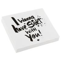 Serviette Laura in Weiss ca. 33cm - Weiss/Schwarz, Papier (33cm)