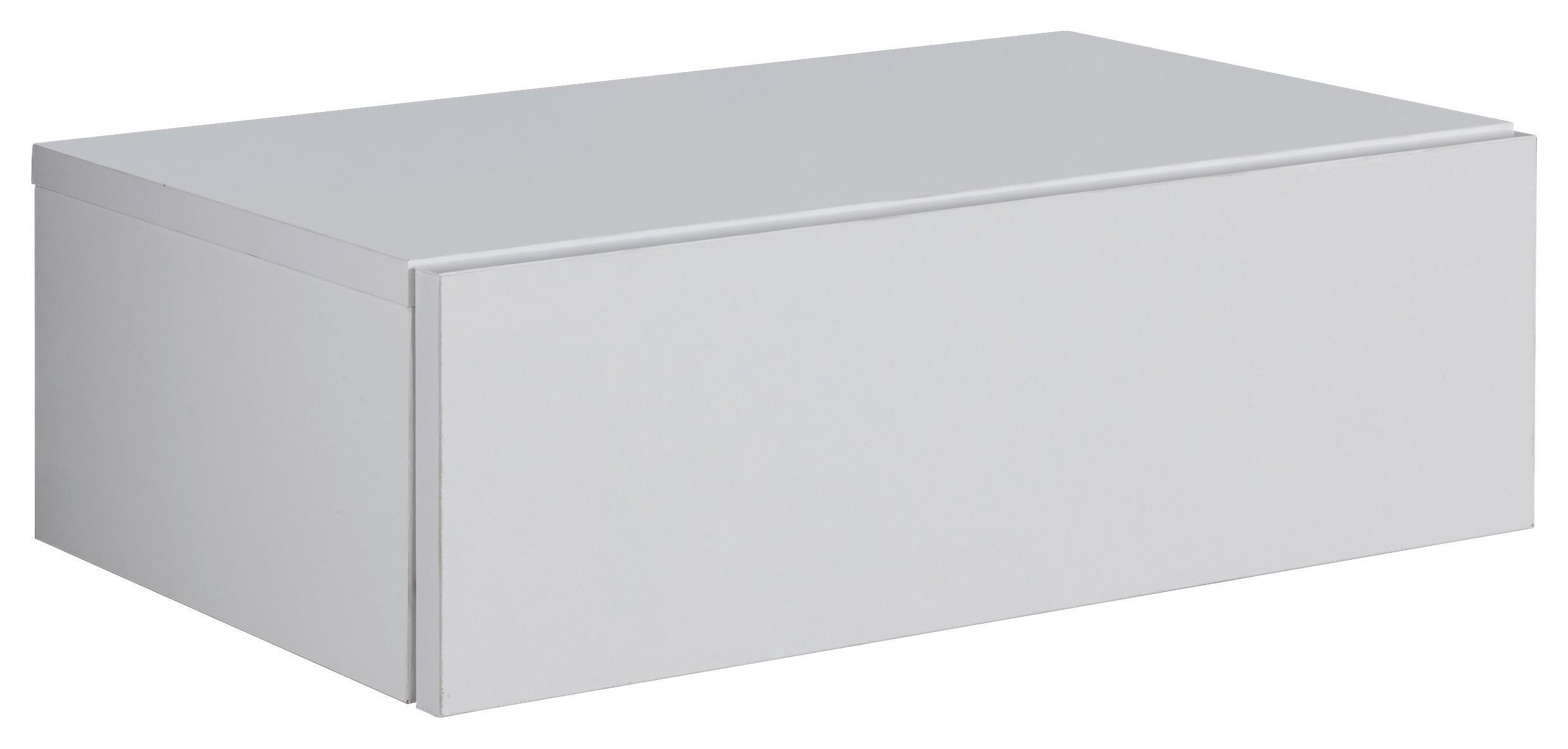 Nachtkästchen Dream ca. 46x15x30 cm Weiss - Weiß, MODERN, Holzwerkstoff (46/15/30cm) - MID.YOU