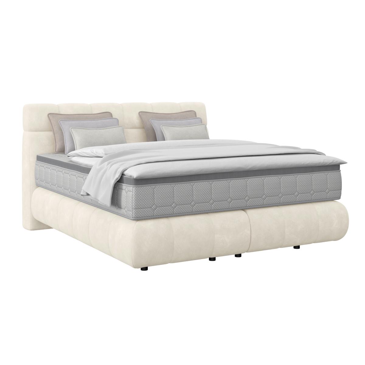 Boxspring Krevet Nobu - crna/boje šampanjca, Trend, drvo/tekstil (180/200cm) - Premium Living