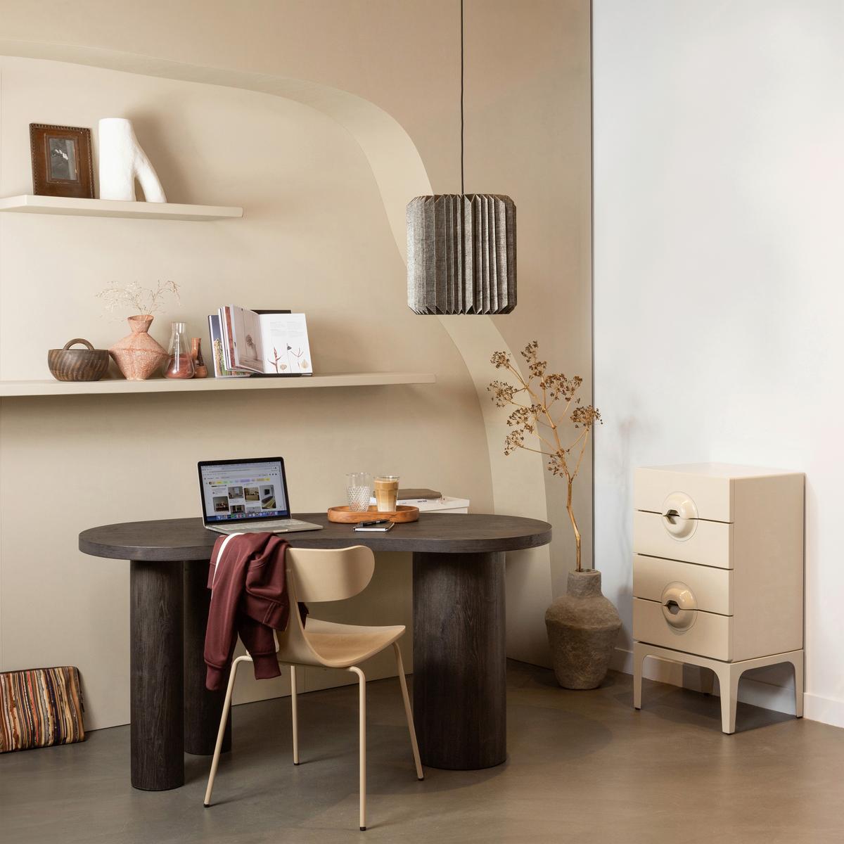 Kommode Merge Greige B: 44cm - Greige, Design, Holz (44/89/45cm) - Livetastic
