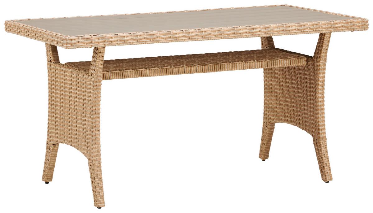 Lounge Garnitura Porto-multi, Svetlo Rjava, 6-Delni Set - svetlo rjava/siva, Moderno, umetna masa/tekstil (190/237cm) - Beldano