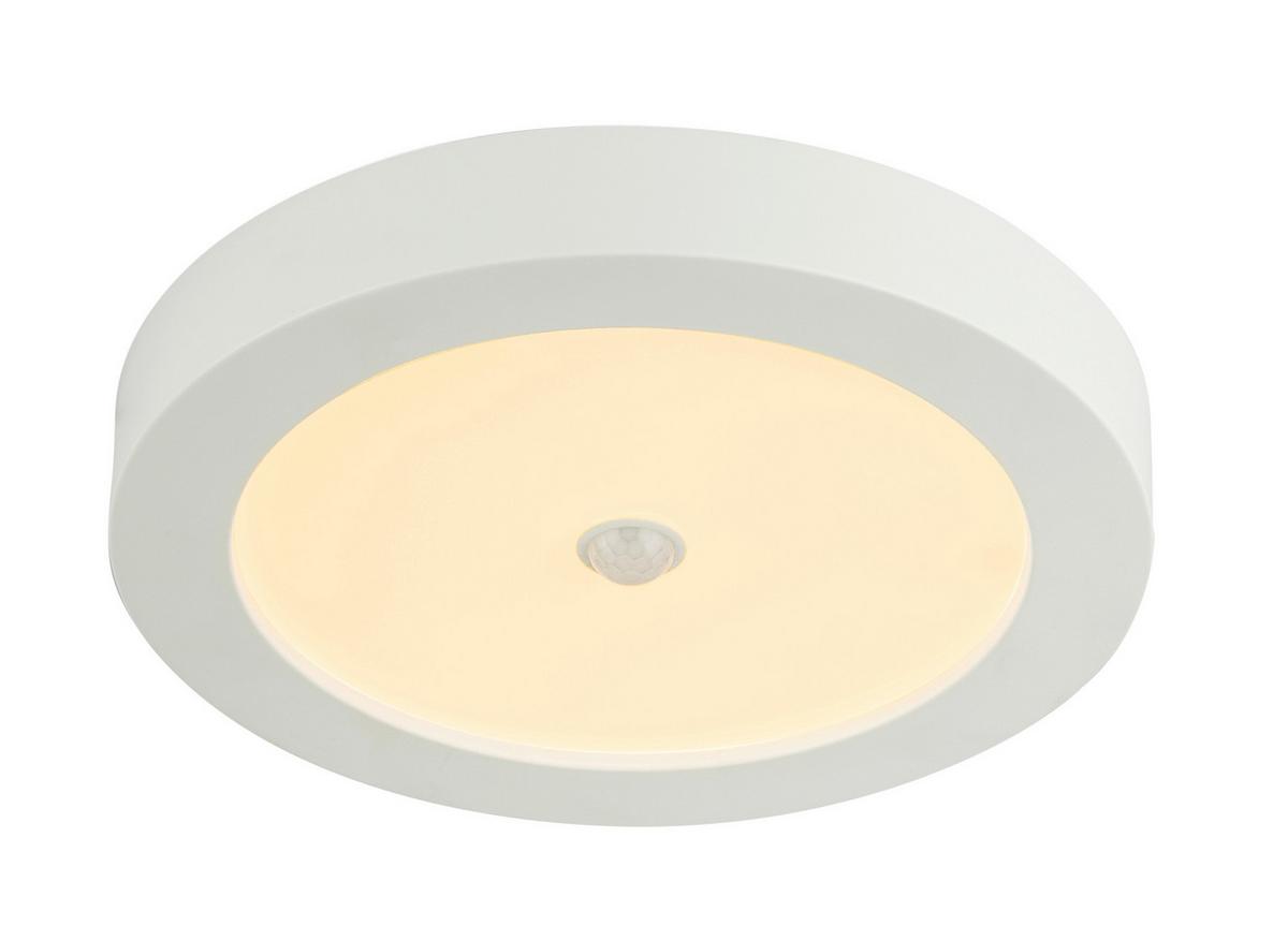 LED-Deckenleuchte Paula max. 18 Watt - Opal/Weiß, MODERN, Kunststoff (22,6/3,5cm)