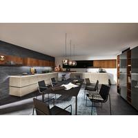 Einbauküche Portland/Nova Lack in Grau/Anthrazit Hochglanz - Grau, MODERN, Holzwerkstoff - Nolte Küchen