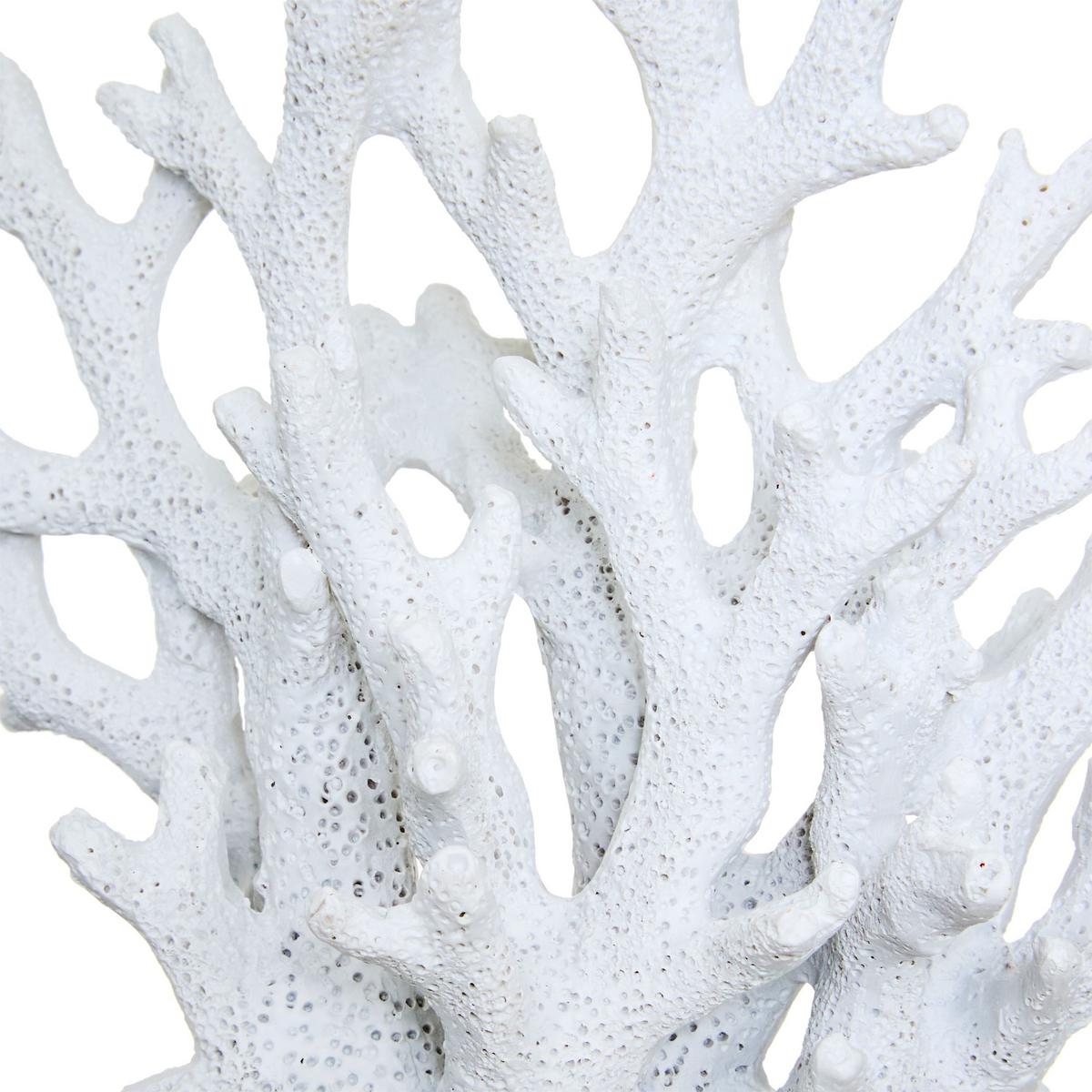 Coral decorativ Ocea cca. 17x8,5 cm - alb/roșu, Basics, plastic (17/17/8,5cm)