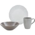 Frühstücksset persian 3-tlg. - Hellgrau/Braun, Keramik - MÖMAX modern living