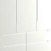 GARDEROB MARLO - vit/ekfärgad, Modern, trämaterial/trä (148/223/60cm) - Bessagi Home