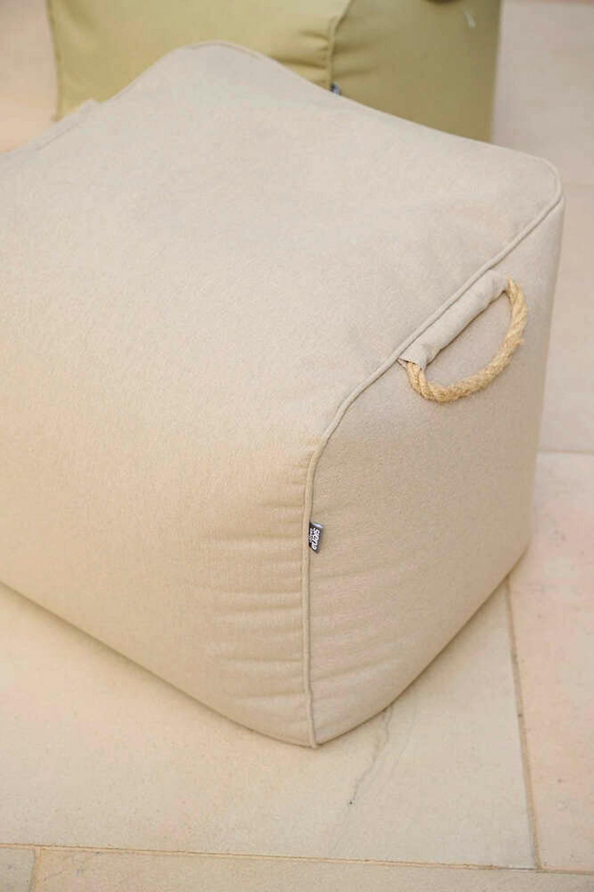 GARTENHOCKER INTEGRAL-HOCKER - Braun, MODERN, Kunststoff (48/46/46cm) - Siena Garden