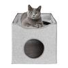 KATTSOFFA MEOW - grå, Klassisk, trämaterial/textil (40/40/37cm) - Mömax