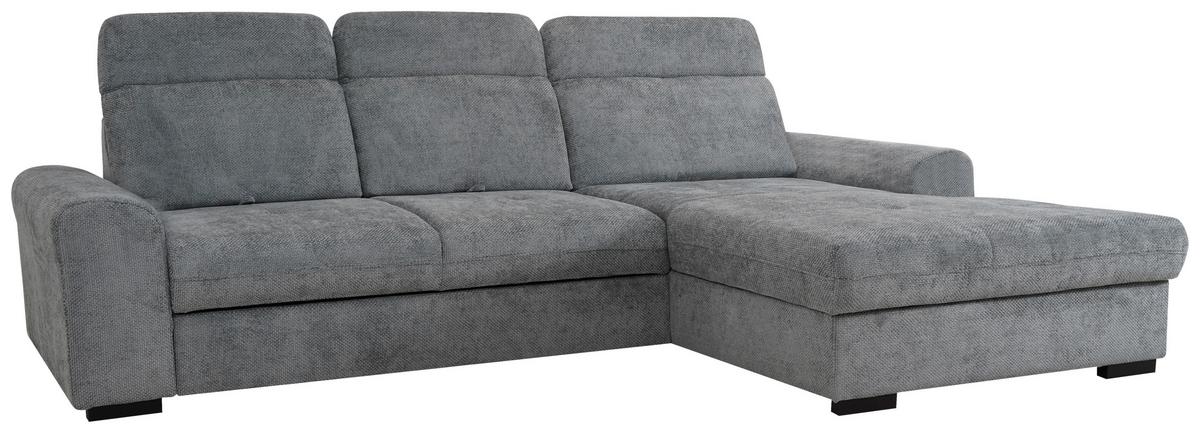 Coltar MALAGA - gri, Konventionell, textil (286/203cm) - Modern Living