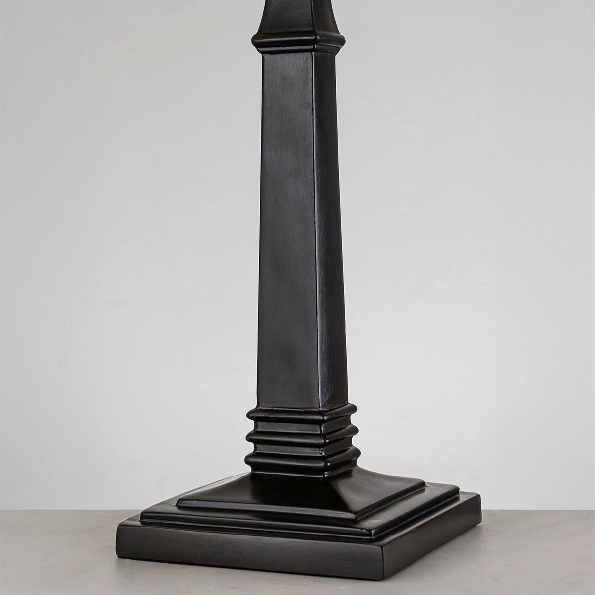Asztali Lámpa Tf-Alderley-Tl-L - sötétbarna/többszínű, Konventionell, üveg/fém (50,4/30,4/30,4cm) - Elstead Lighting