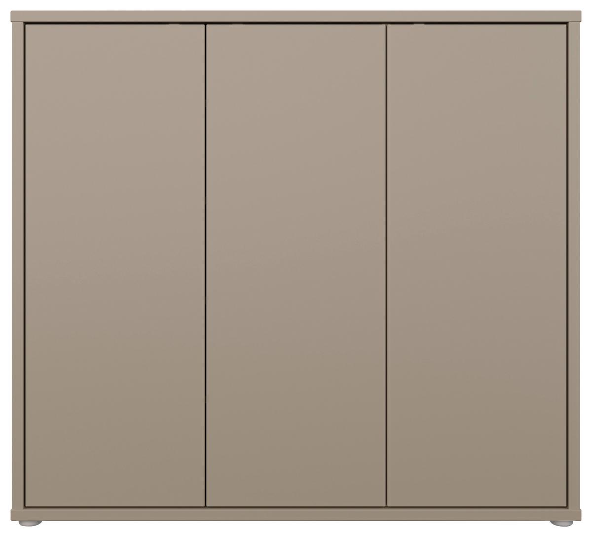 Omara Za Čevlje Alice, Rjavosiva - rjavosiva/siva, Moderno, umetna masa/leseni material (109,2/99,1/34,9cm) - Carryhome