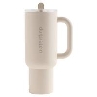 TERMOKUBEK DW-RA-ST1-00004 - biały, Basics, tworzywo sztuczne/metal (1,1l) - waterdrop