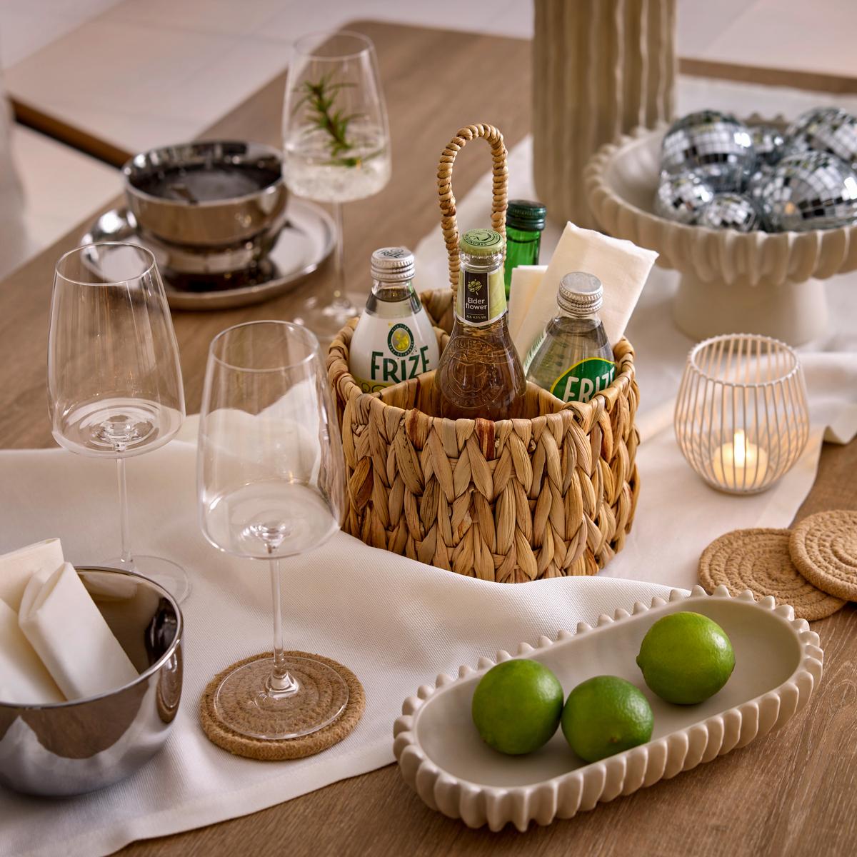 Tischläufer Steffi Weiß ca. 45x150cm - Naturfarben, KONVENTIONELL, Textil (45/150cm) - Mömax