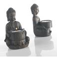 Teelichthalter Buddha Braun - Braun, LIFESTYLE, Kunststoff (9/14/9cm) - Mömax modern living Teelichthalter Buddha Braun - Braun, LIFESTYLE, Kunststoff (9/14/9cm) - Mömax modern living