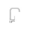 Küchenarmatur SISTANT STOCKHOLM in Chrom - Chromfarben, Basics, Metall (5,5/33/23cm) - Sistant