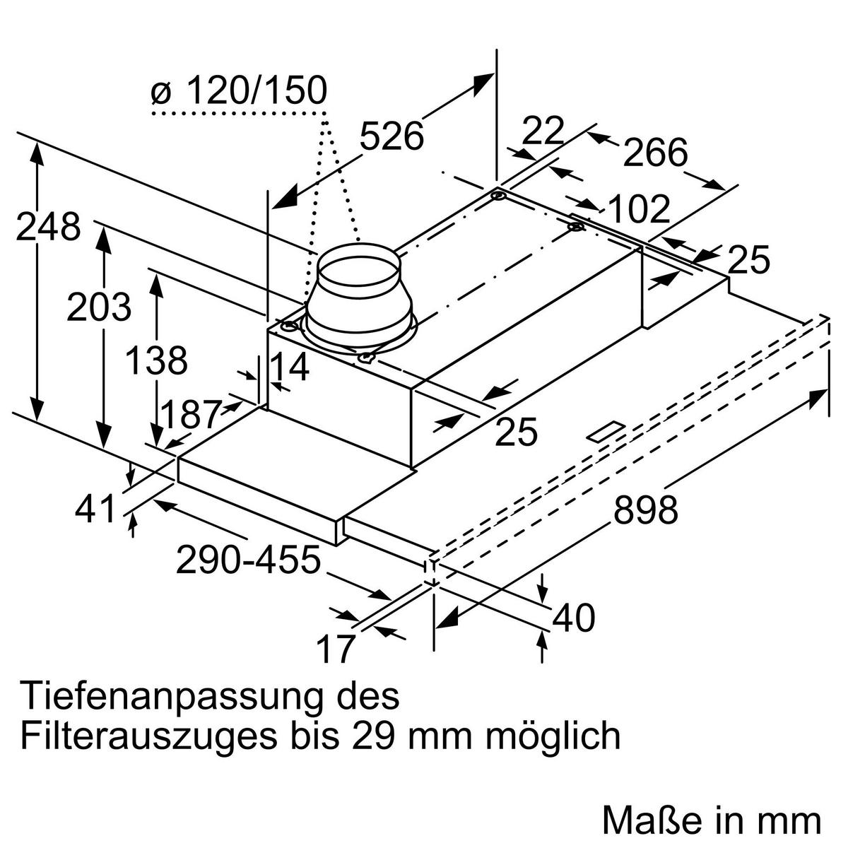 Dunstabzugshaube LI94LB530 Silberfarben - Silberfarben, MODERN, Metall (89,8/20,3/29cm) - Siemens