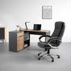 HÖRNSKRIVBORD SAMSON -EXKLUSIV- - grafitfärgad/ekfärgad, Modern, trämaterial (120/105/74/51/34cm) - Mömax