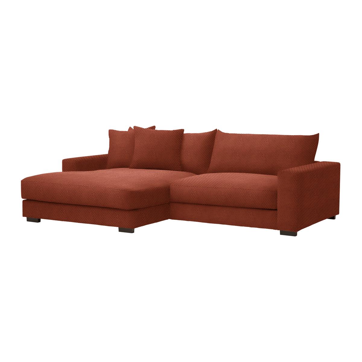 Ecksofa Pedro Terracotta - Terracotta, MODERN, Textil (180/83/265cm) - Mömax