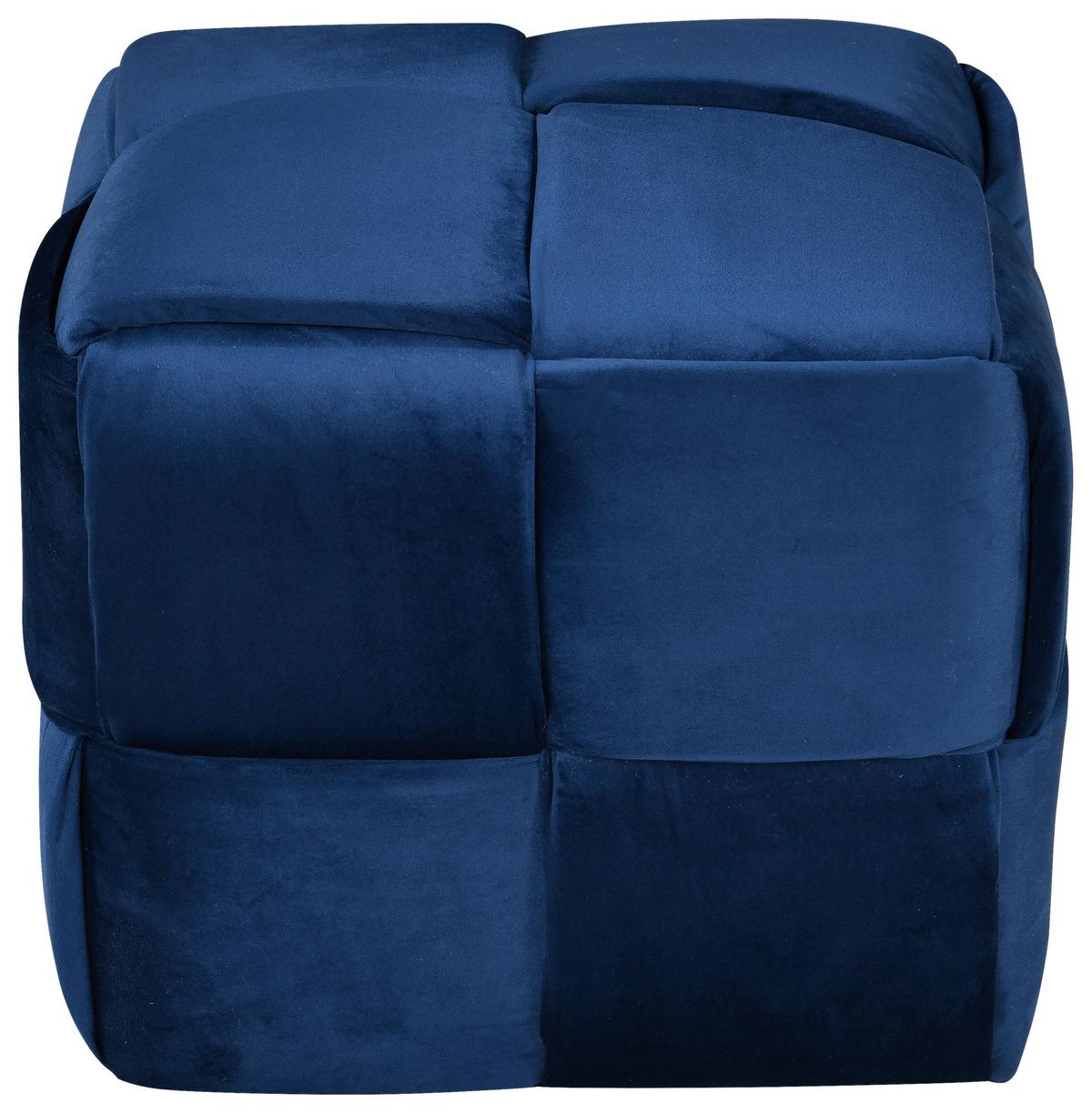 TABURET ELLIOT - albastru, Modern, plastic/lemn (48/44/48cm) - Mömax