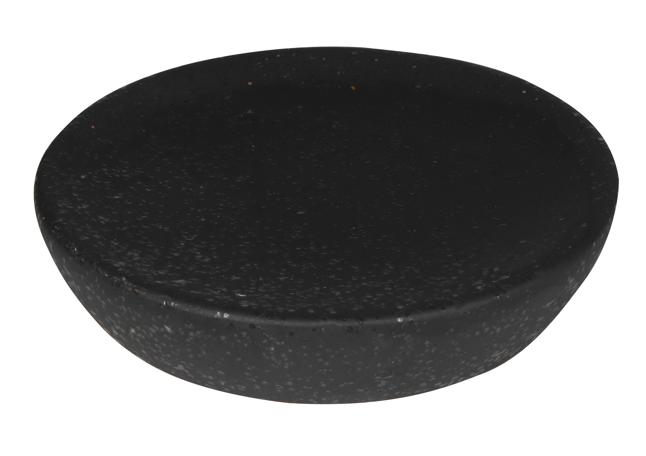 Seifenschale Ameo in Schwarz - Schwarz, MODERN, Keramik (10/3cm)