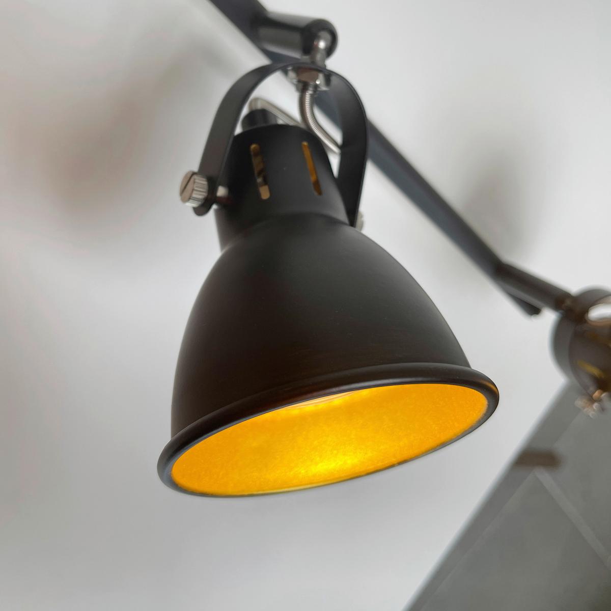 LAMPA SUFITOWA 820079 BOBBY - czarny/kolor złoty, Basics, metal (10/65/15cm)