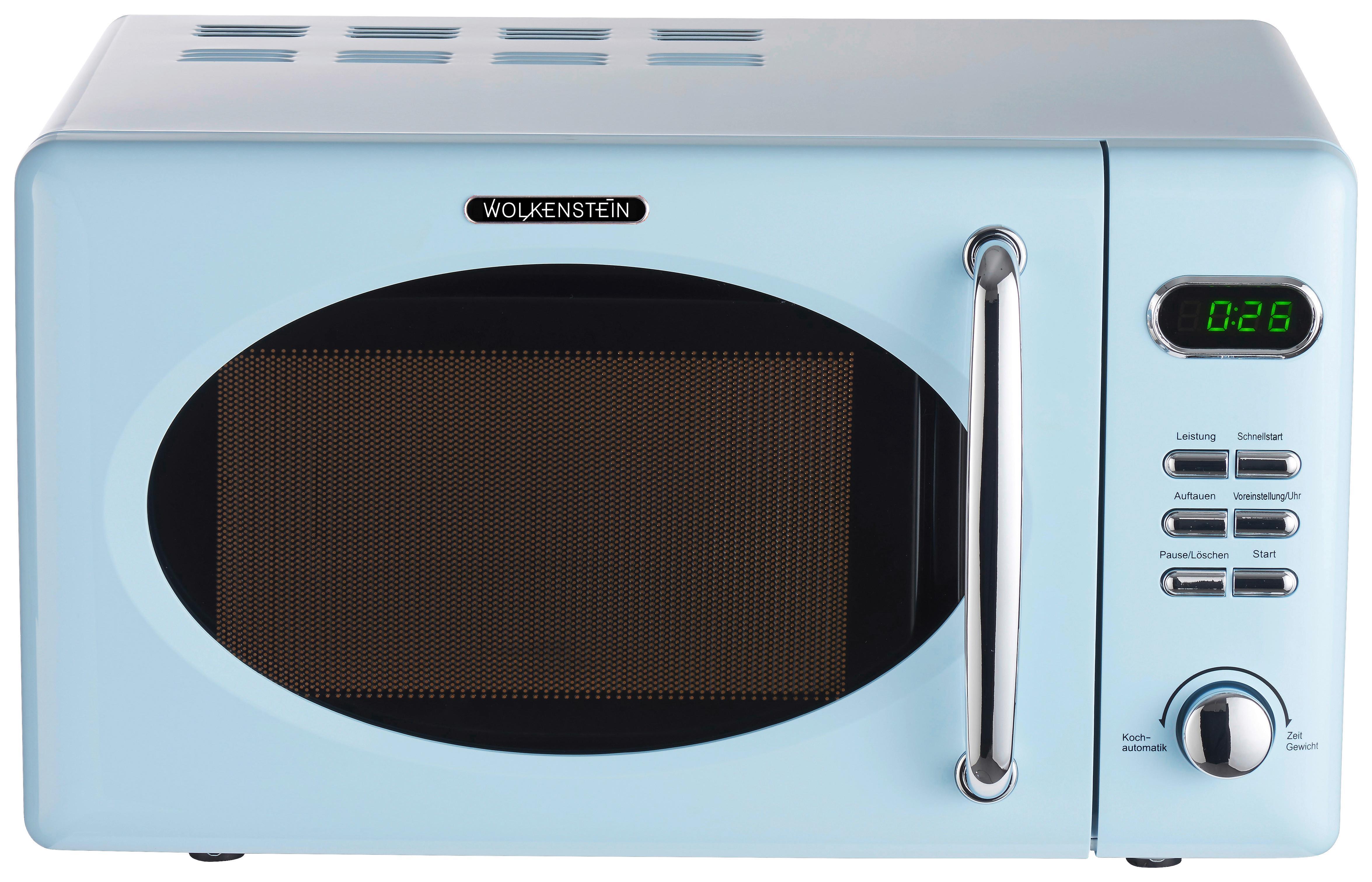 Mikrowelle WMW720 LB Blau 700 W 20 Liter - Hellblau, Basics, Metall (46/26/37cm) - Wolkenstein