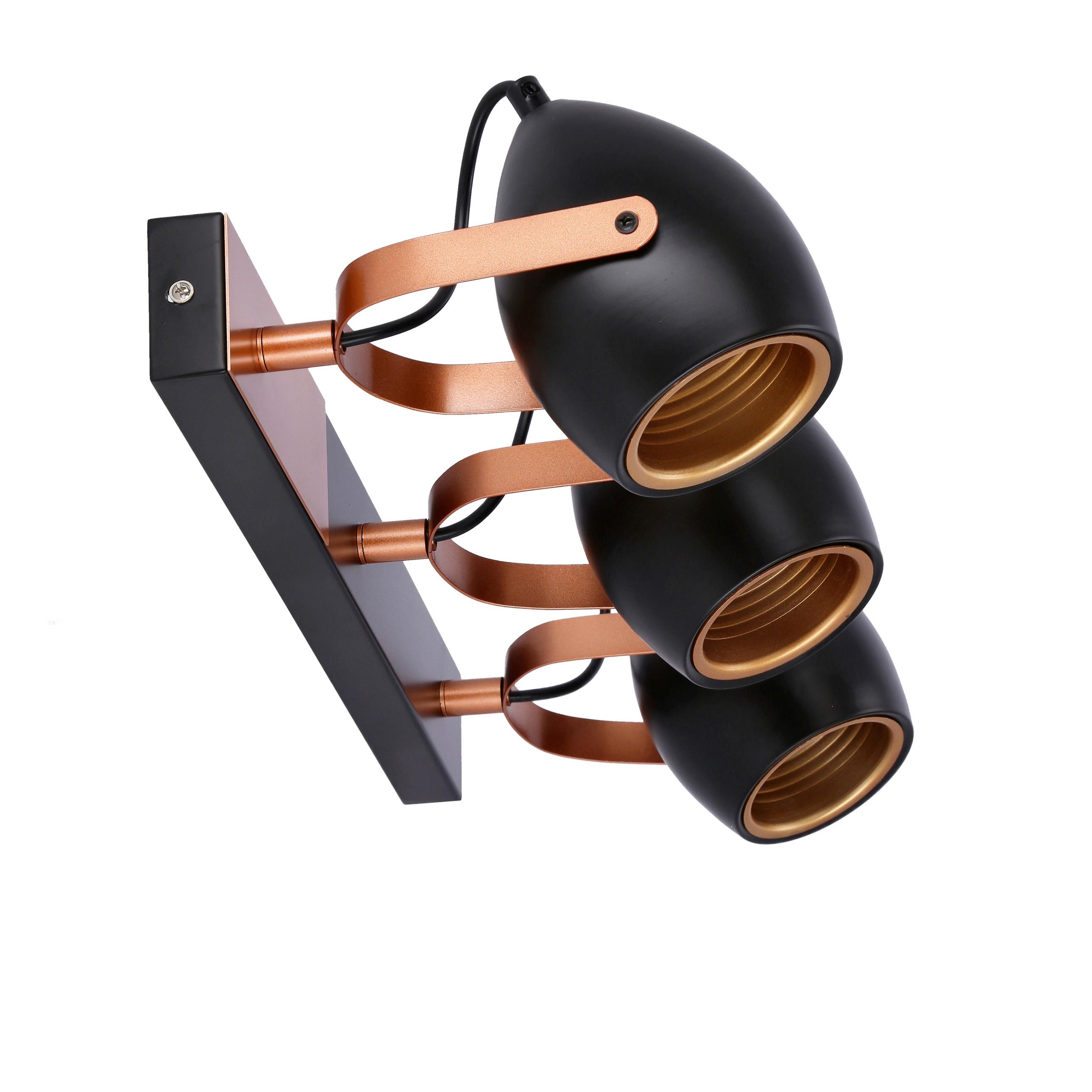 Reflektor Stropni 93-82589 - crna, Design, metal (46/25/13cm)