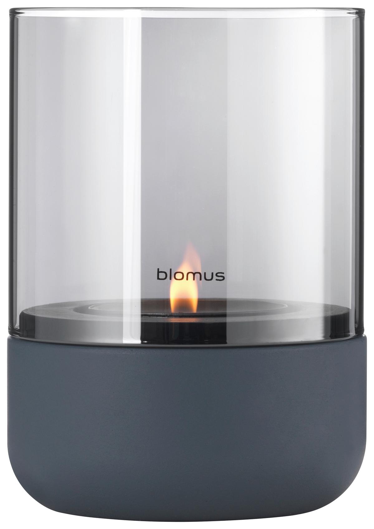 LATARENKA 66189 BLOMUS - ciemnoszary, Design, kamień/szkło (10/14cm) - Blomus
