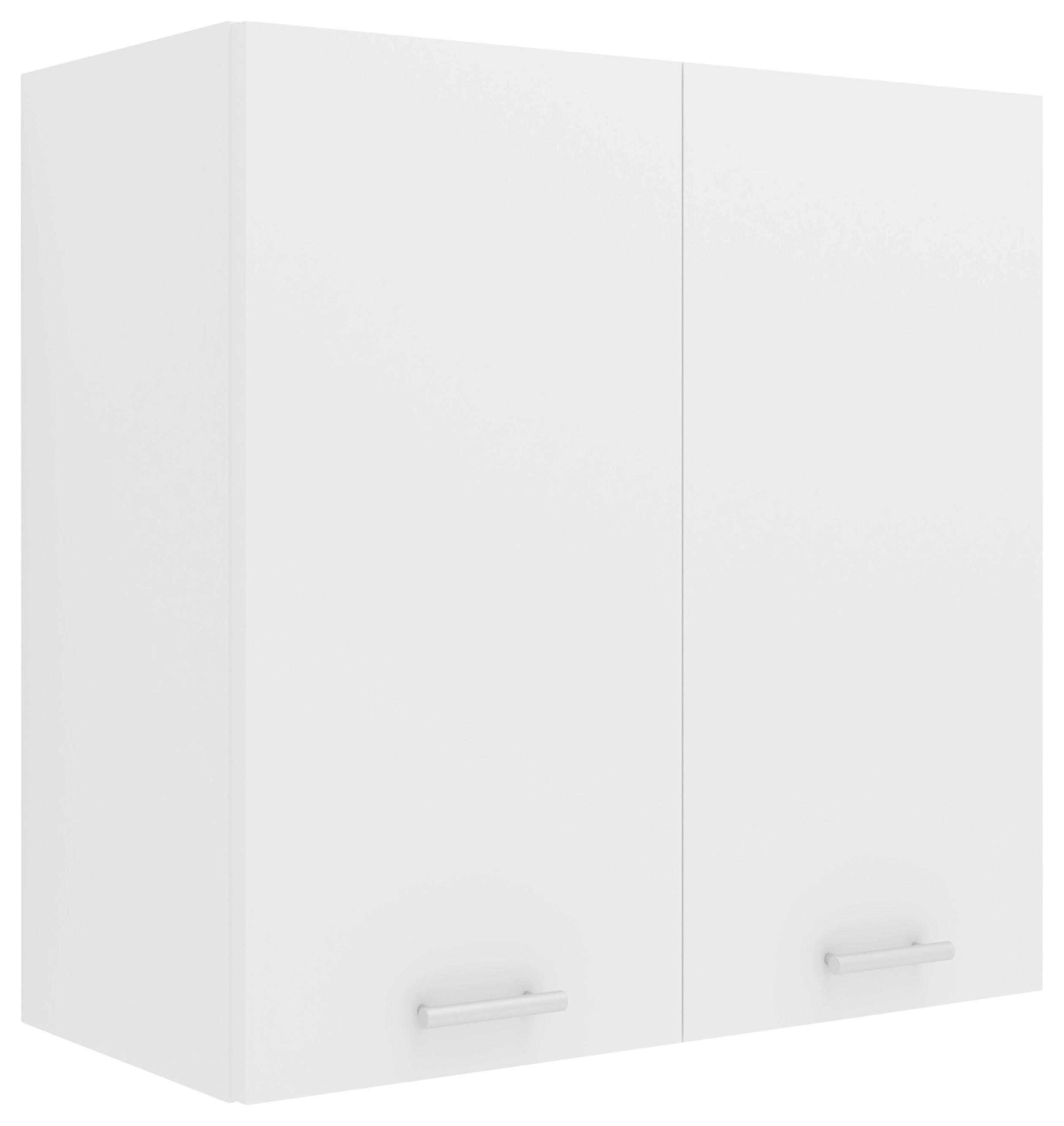 Kuhinjska Zgornja Omarica Esilo, Bela - bela/barve aluminija, Konvencionalno, kovina/leseni material (60/60/31cm) - MID.YOU