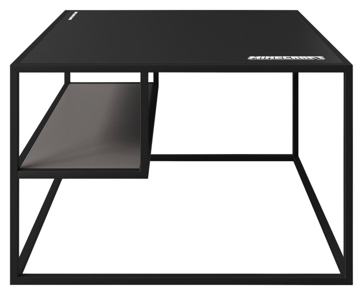 Couchtisch Minecraft ca. 70x70x45 cm Schwarz - Schwarz, MODERN, Holzwerkstoff/Metall (70/70/45cm) - Minecraft