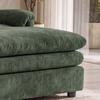 SOFFA ALESSIA - grön/svart, Modern, trä/textil (188/137cm) - Bessagi Home