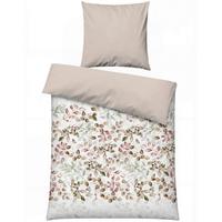 POŚCIEL BRICE - BEIGE - beżowy, Basics, tkanina (155/220cm)