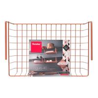 Felakasztható Kosár Kanguro 40 Copper - rézvörös, fém (40/26/14cm) - Metaltex