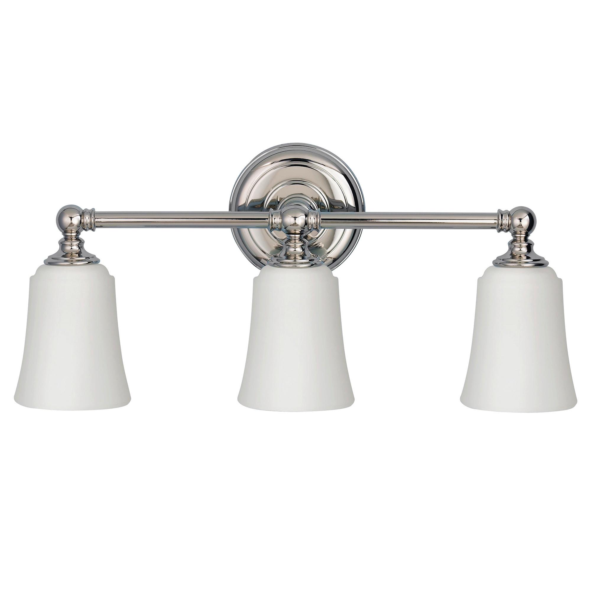 Fürdőszobai Falilámpa Fe-Hugolake3bath - krómszínű, Design, üveg/fém (15,2/53,3/24,8cm) - Elstead Lighting
