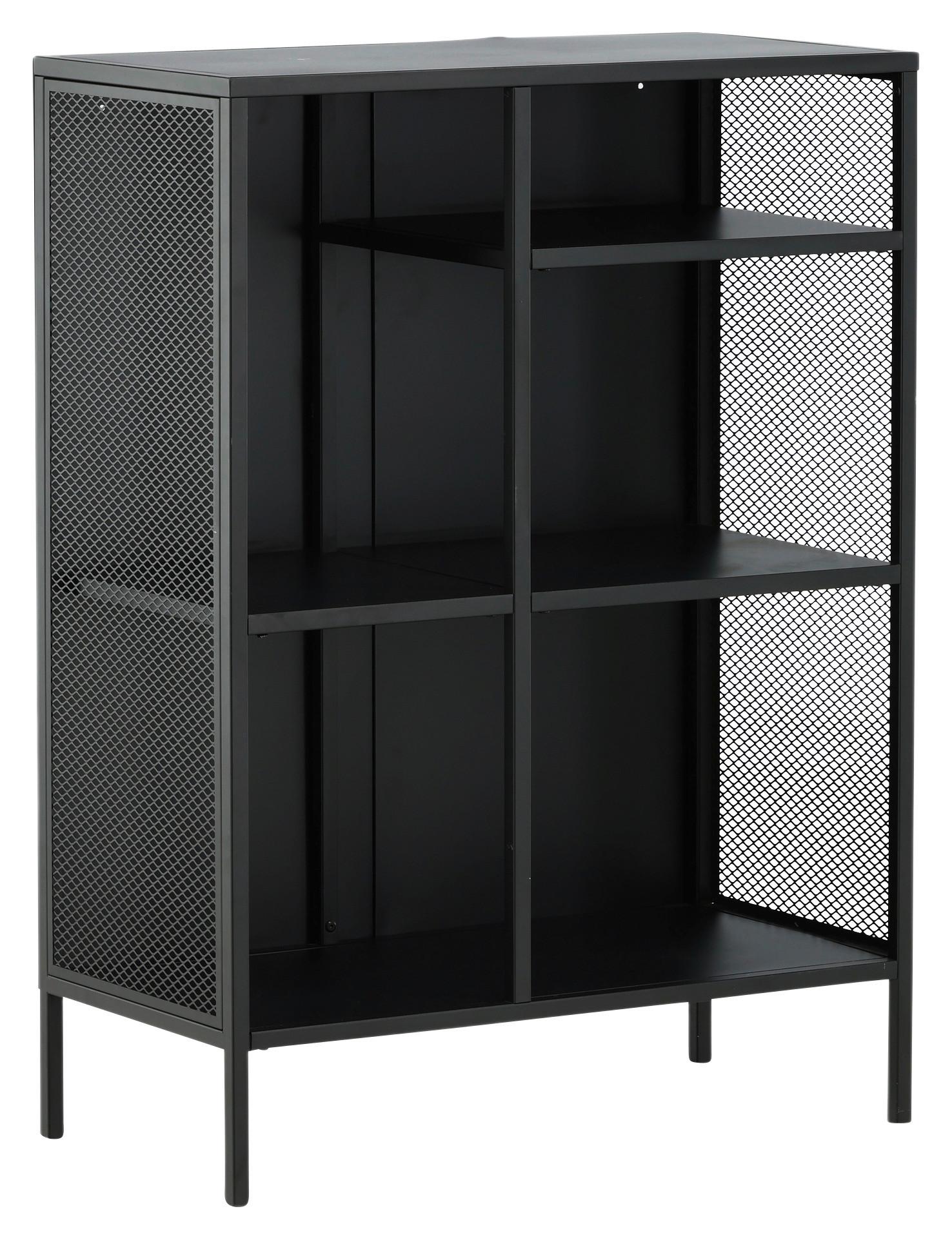 REGAL MISHA - Schwarz, Design, Metall (80/110/40cm) - Livetastic