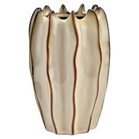Vase aus Keramik Beige - Beige, Basics, Keramik (15,0/21,0/15,0cm)