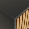 COMMODE MADRID -EXKLUSIV- - couleur naturelle/noir, MODERN, matériau en bois/métal (48cm) - Mömax