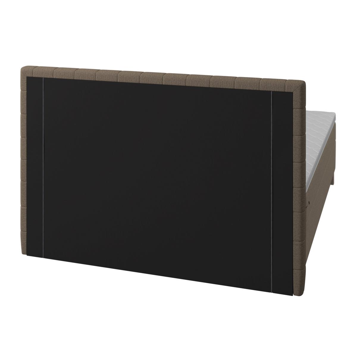 Boxspring Ágy Olivia - barna, Modern, textil/fa (180/200cm) - Bessagi Home