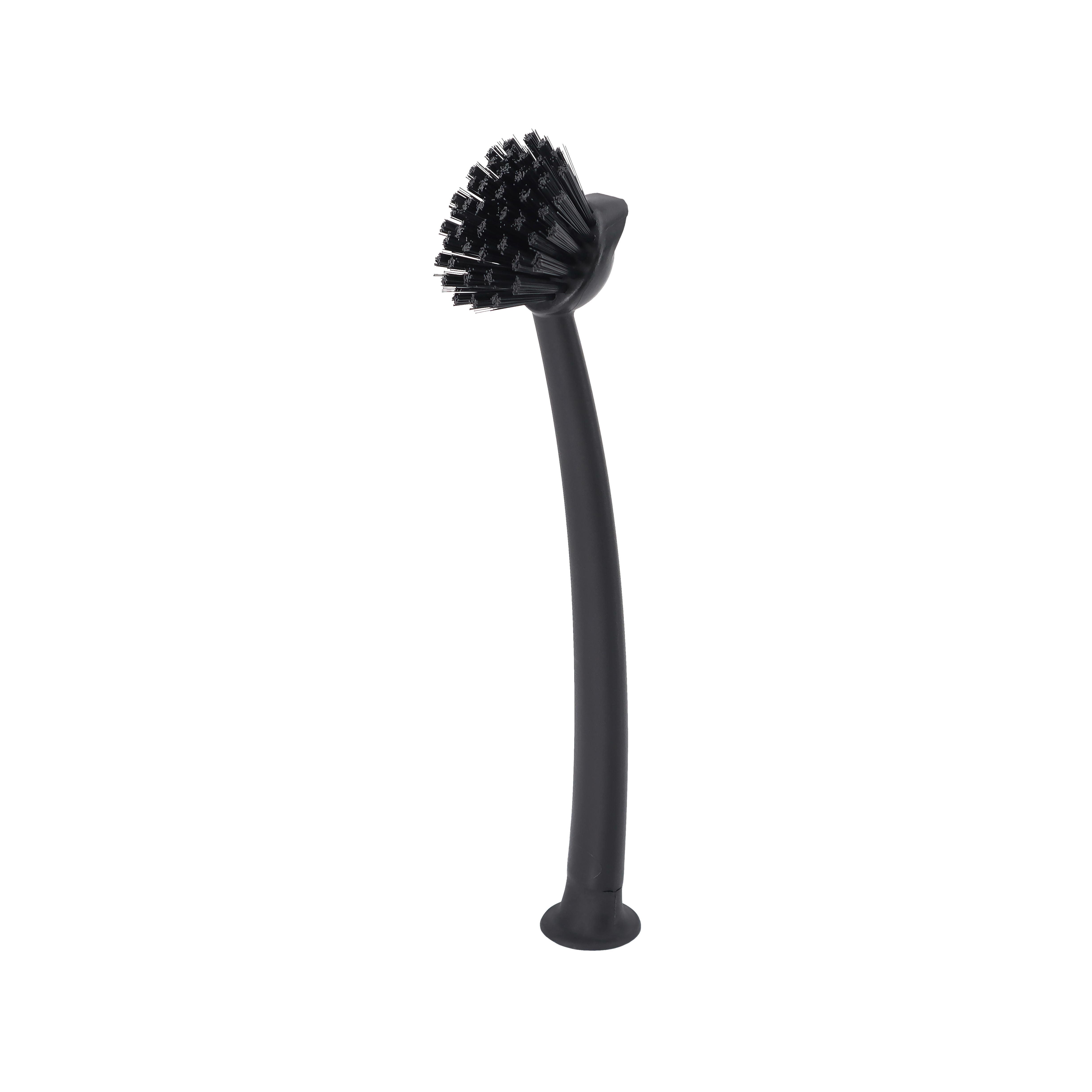 Spülbürste Andre Grau/Schwarz - Schwarz/Grau, MODERN, Kunststoff (5,5/2,6/28cm) - Based