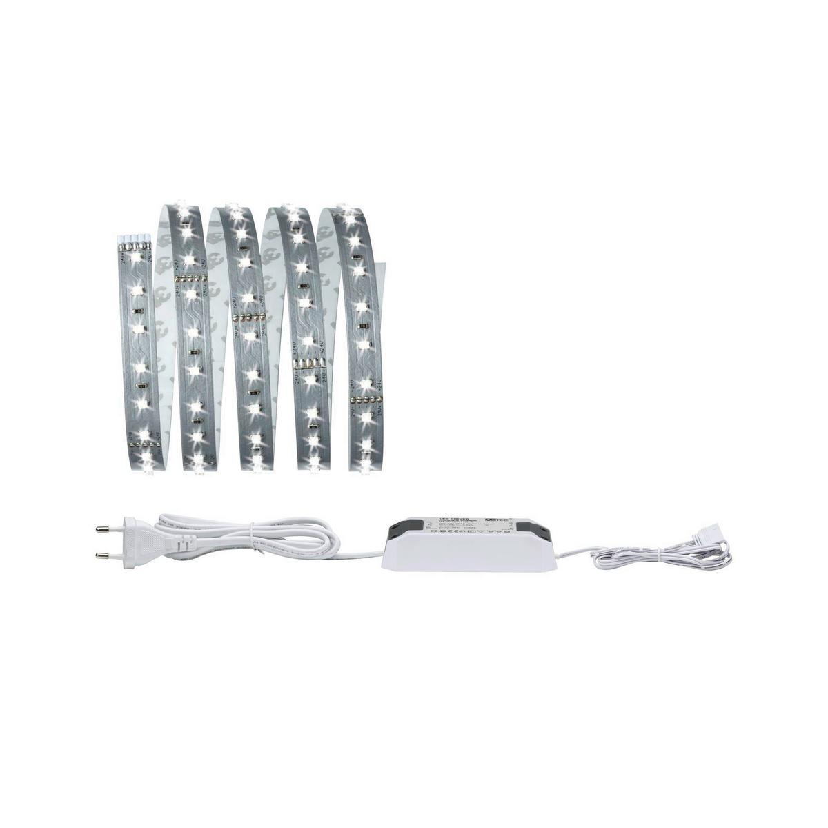 LED-Strip 70578 in Silberfarben max. 8,5 Watt - Silberfarben, Basics, Metall (0,3cm) - Paulmann