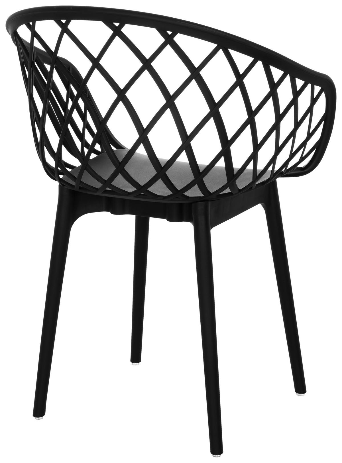 Konferenčni Stol Begio B, Črna - črna, Basics, umetna masa (57/76/53cm) - MID.YOU