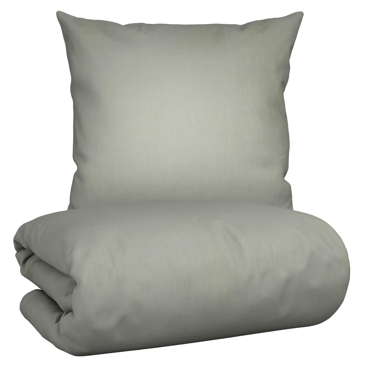 Bettwäsche Annika in Grün ca. 135x200cm - Hellgrün/Grün, Textil (135/200cm) - Modern Living