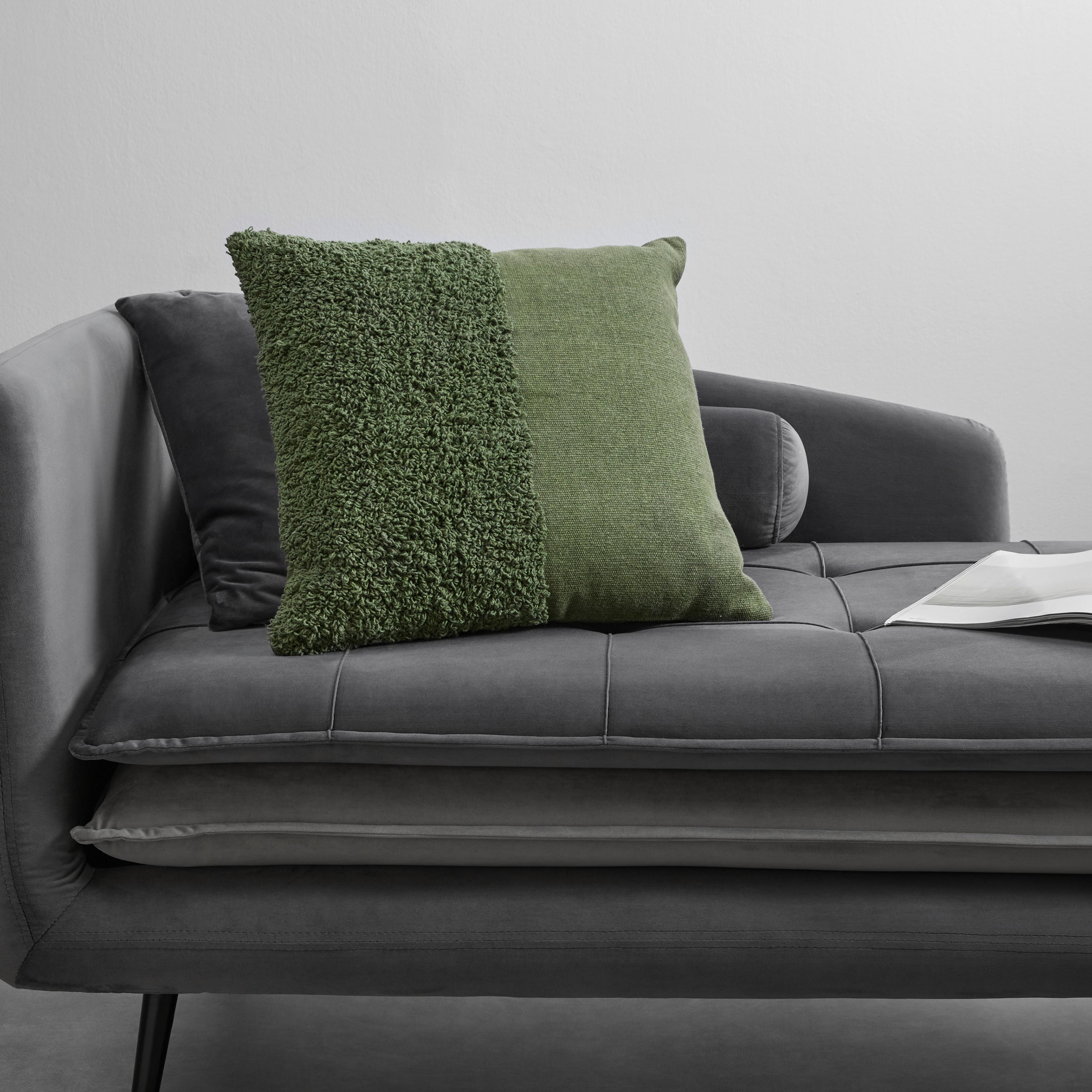 Díszpárna Abele - zöld, Lifestyle, textil (45/45cm) - Bessagi Home