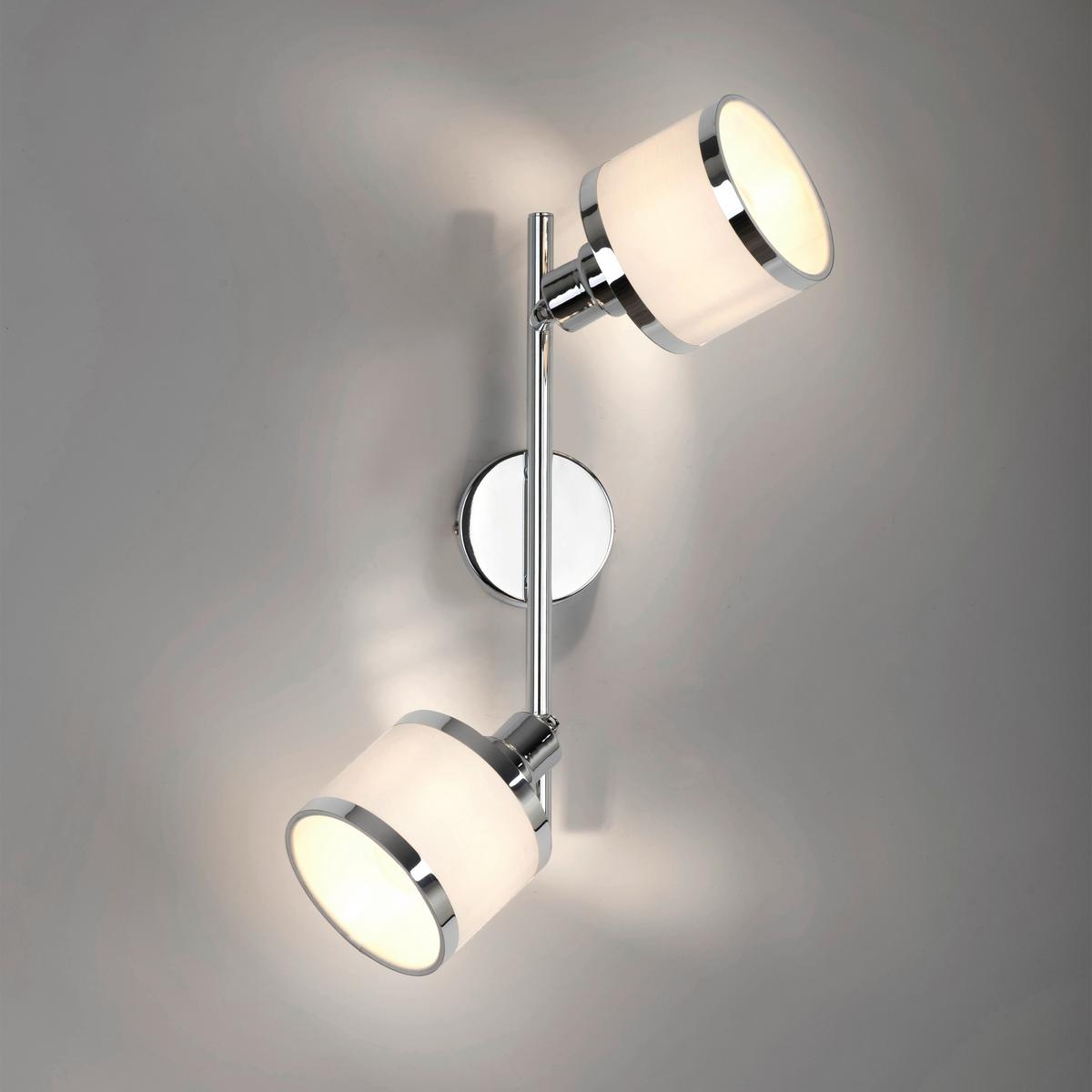LED-Deckenleuchte Accor in Chromfarben max. 25 Watt - Chromfarben, MODERN, Kunststoff/Metall (47/29/13-22cm)